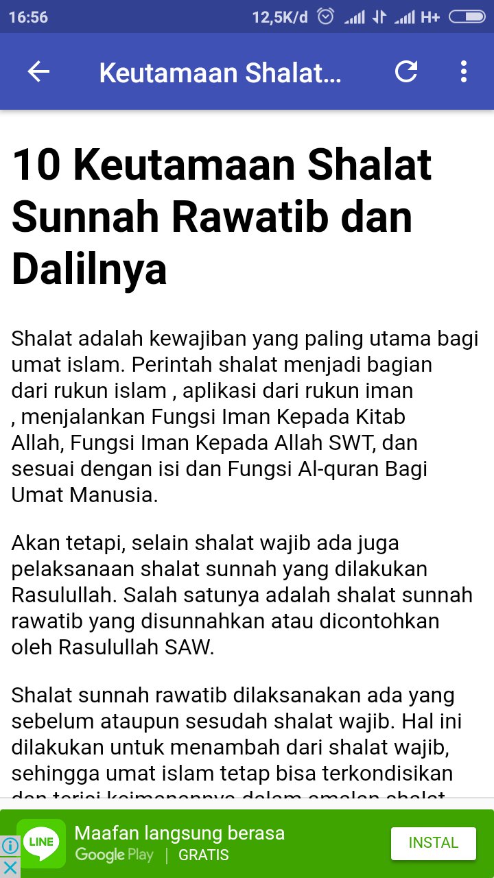 Bacaan Niat Sholat Rawatib For Android Apk Download