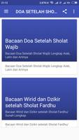 BACAAN DOA SETELAH SHOLAT WAJIB تصوير الشاشة 1