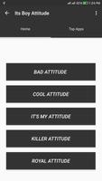 Boy Attitude Status poster