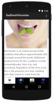 Bad Breath Remedies Poster