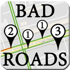 Detector of the bad roads icon