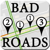 Detector of the bad roads icon