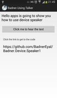 Device Speaker Example Affiche