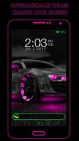 Cars Neon Lock Screen Screenshot 3