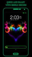 Love Neon Lock Screen Ekran Görüntüsü 3