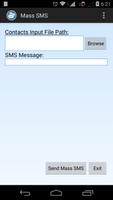 File Based Mass SMS ポスター