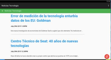 Noticias Tecnologia โปสเตอร์