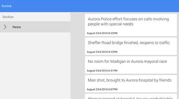 Aurora News capture d'écran 1