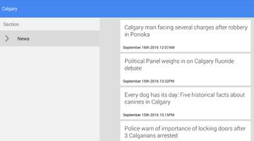 Calgary News capture d'écran 1