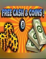 Coins for 8 ball pool prank Poster