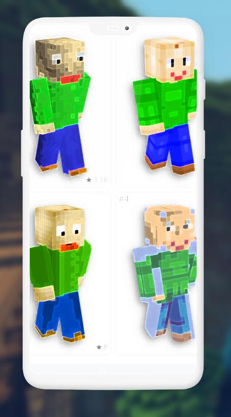 Skin Baldy For Mcpe Advice Basic Education Skins For Android Apk Download - escape baldi baldy baldy baldy baldy baldy roblox
