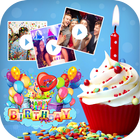 🎂🎂Happy Birthday Video Maker icon