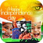 Independence Day Video Maker:15th August Slideshow آئیکن