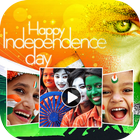 Independence Day Video Maker:15th August Slideshow 图标