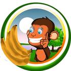 Icona banana monkey saga