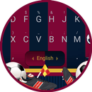 Barcelona Football Theme&Emoji Keyboard APK