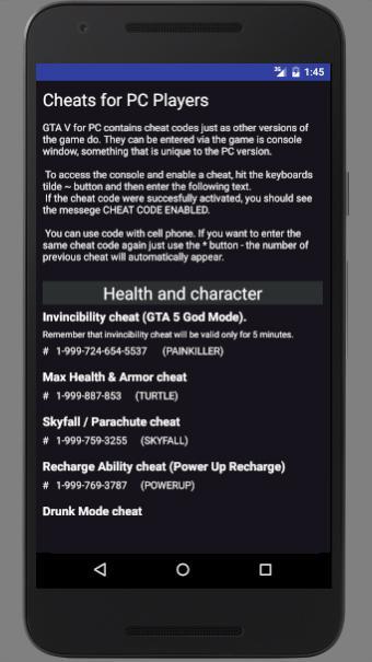Cheats for GTA for Android - APK Download