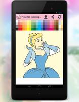 Princess Coloring Book Girls постер