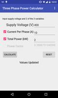 Three Phase Power Calculator imagem de tela 2