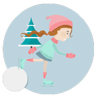 Downhill Ice Skate أيقونة