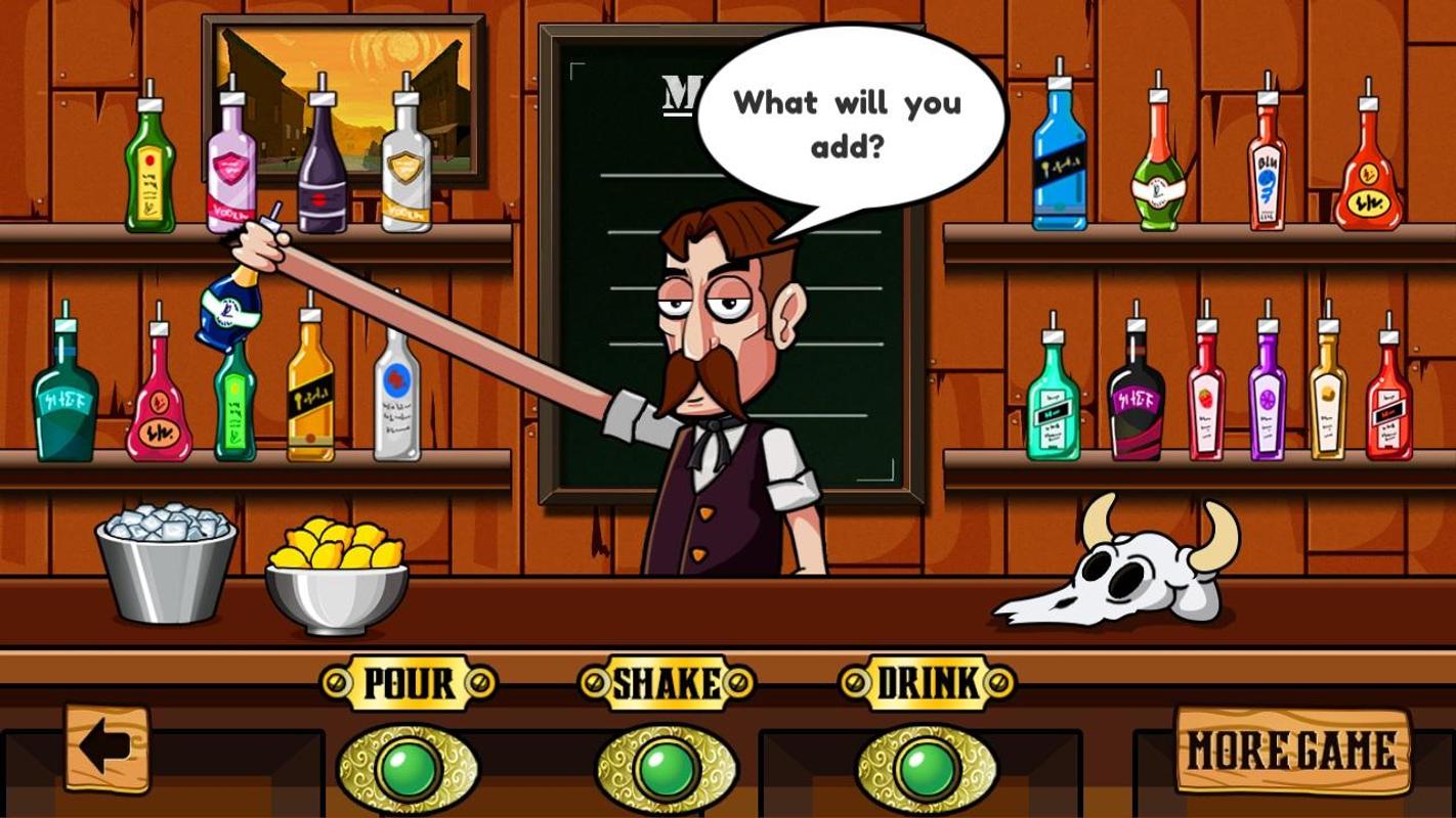 Crazy Bartender Mix Cocktails APK Download Free Simulation GAME for