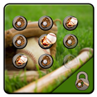 Baseball theme cool brave icône