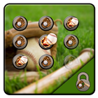 Baseball theme cool brave icon