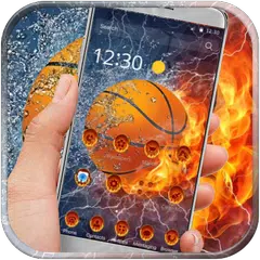 2017籃球比賽主題 籃球夢籃球火主題壁紙 籃球3D桌面