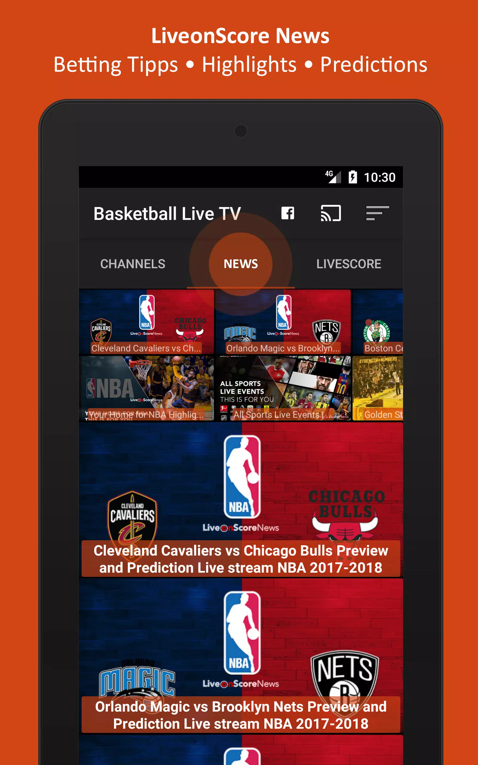 Descarga de APK de Basketball TV Live - NBA Television - Live Scores para  Android