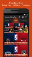 Basketball TV Live - NBA Television - Live Scores capture d'écran 1
