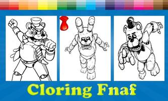 Poster Coloring Five Nights