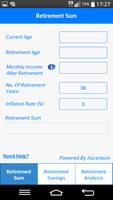 برنامه‌نما Basil Retirement Calculator عکس از صفحه