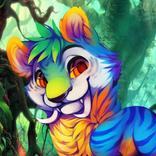 Croody The Rainbow Tiger