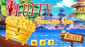 Luffy Treasure Run Affiche