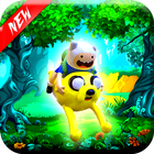 run adventure time jungle icône