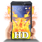 Fire On screen Prank icône