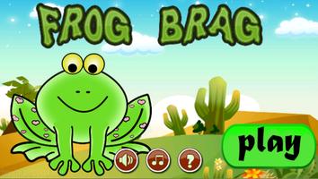 Frog brag obstacle adventure الملصق