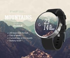 Mountains WatchFace Android Affiche