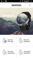 Mountains WatchFace Android 截圖 1