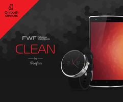 Clean Android Watch Face FWF capture d'écran 2