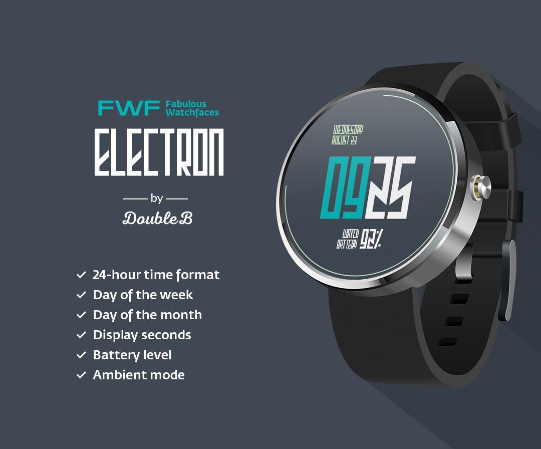 Electron Watch Face Fwf For Android Apk Download