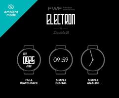 Electron Watch Face FWF capture d'écran 1