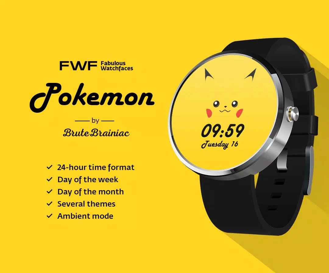 FWF Pokemon Watchface for Android Download