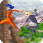 juegos de ladybug and Cat noir Zeichen