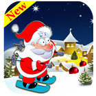 Noël skiing adventure icon