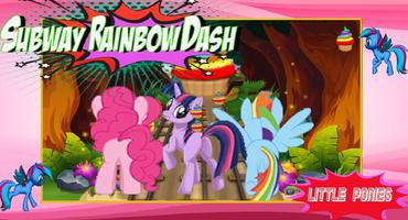 Rainbow Dash Subway Runner -prank little pony स्क्रीनशॉट 3