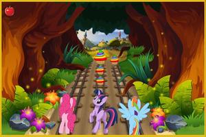 Rainbow Dash Subway Runner -prank little pony स्क्रीनशॉट 1