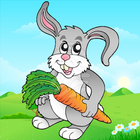 Rabbit And Carrots Run Game icono