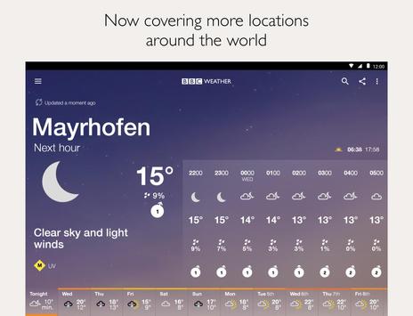 BBC Weather 截图 11