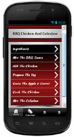 BBQ Chicken And Coleslaw Affiche